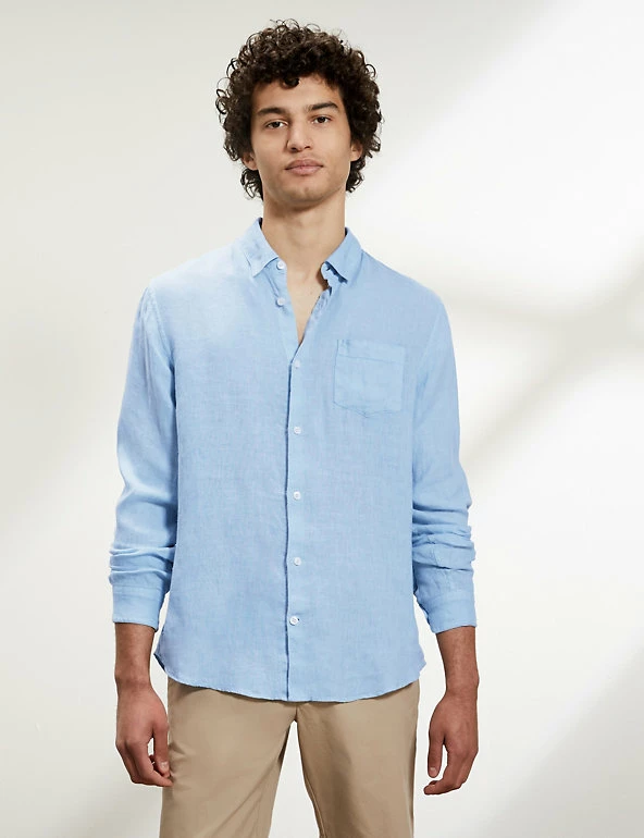 Coupon π JAEGER Casual π Shirts Luxury Pure Linen Long Sleeve π Shirt β 3 Coupon π JAEGER Casual π Shirts Luxury Pure Linen Long Sleeve π Shirt β - Image 3