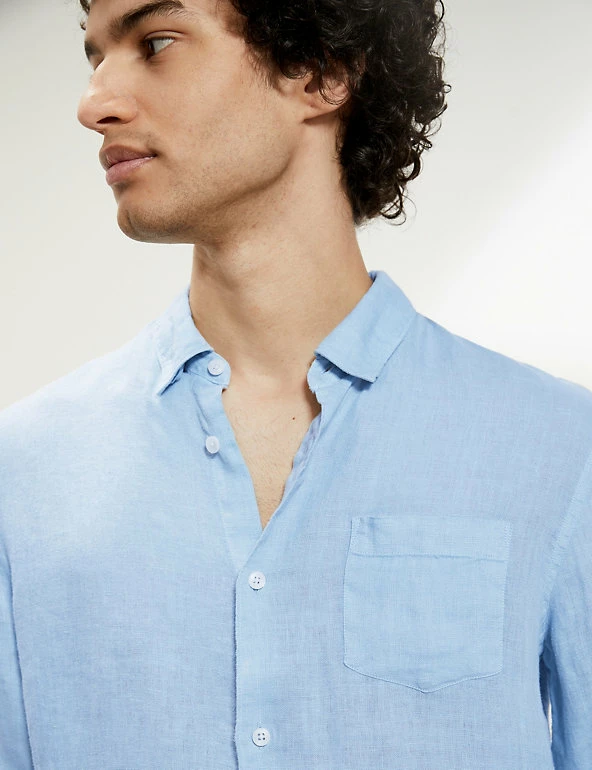 Coupon π JAEGER Casual π Shirts Luxury Pure Linen Long Sleeve π Shirt β 4 Coupon π JAEGER Casual π Shirts Luxury Pure Linen Long Sleeve π Shirt β - Image 4