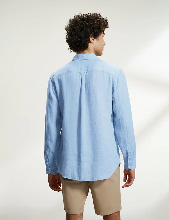 Coupon π JAEGER Casual π Shirts Luxury Pure Linen Long Sleeve π Shirt β 5 Coupon π JAEGER Casual π Shirts Luxury Pure Linen Long Sleeve π Shirt β - Image 5