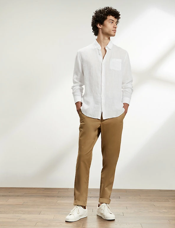 Coupon π JAEGER Casual π Shirts Luxury Pure Linen Long Sleeve π Shirt β 8 Coupon π JAEGER Casual π Shirts Luxury Pure Linen Long Sleeve π Shirt β - Image 8