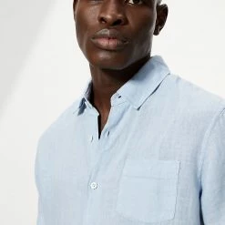 Wholesale 😍 JAEGER Casual 👕 Shirts Luxury Pure Linen Short Sleeve 👕 Shirt 🎁 -Men's Holiday Clothes Sales SD 10 T62 1215C E1 X EC 2