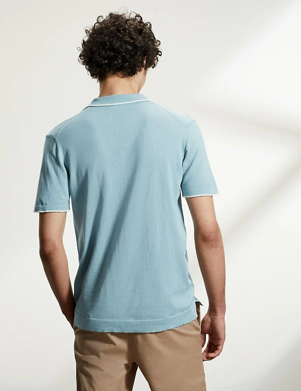 Brand new ๐ JAEGER Men's Knitted Polo ๐ Shirts Pure Cotton Tipped Knitted Polo ๐ Shirt ๐ 16 Brand new ๐ JAEGER Men's Knitted Polo ๐ Shirts Pure Cotton Tipped Knitted Polo ๐ Shirt ๐ - Image 16