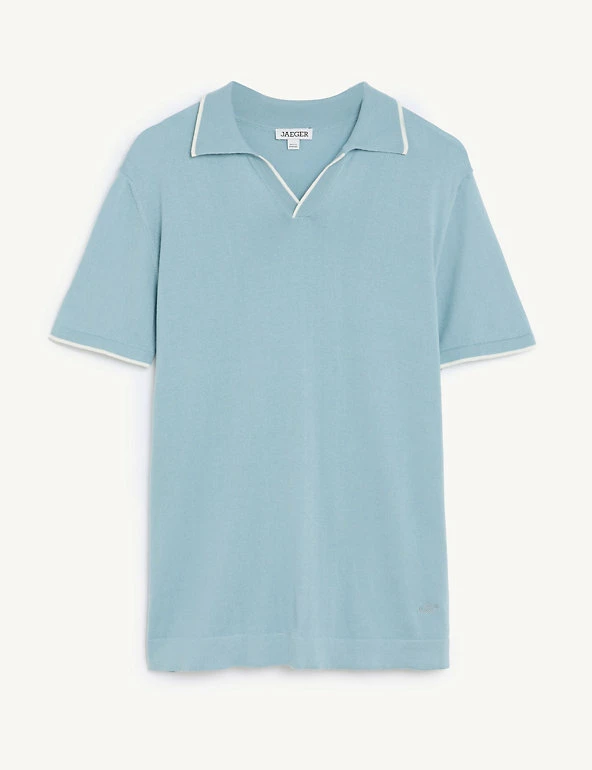 Brand new ๐ JAEGER Men's Knitted Polo ๐ Shirts Pure Cotton Tipped Knitted Polo ๐ Shirt ๐ 14 Brand new ๐ JAEGER Men's Knitted Polo ๐ Shirts Pure Cotton Tipped Knitted Polo ๐ Shirt ๐ - Image 14