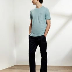 Discount 🎁 JAEGER Men's T-shirts Pure Cotton Knitted T-Shirt 👍