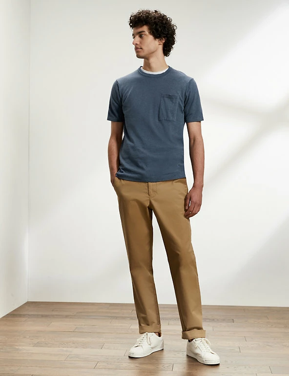 Discount ๐ JAEGER Men's T-shirts Pure Cotton Knitted T-Shirt ๐ 13 Discount ๐ JAEGER Men's T-shirts Pure Cotton Knitted T-Shirt ๐ - Image 13