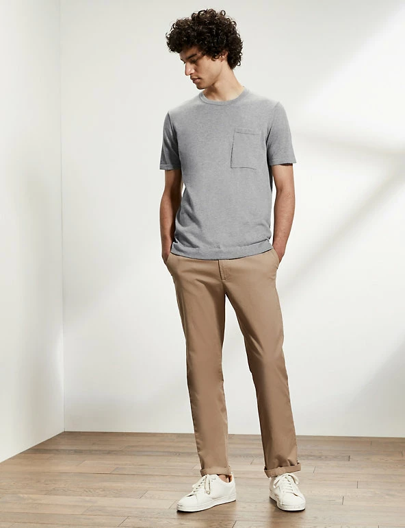 Discount ๐ JAEGER Men's T-shirts Pure Cotton Knitted T-Shirt ๐ 7 Discount ๐ JAEGER Men's T-shirts Pure Cotton Knitted T-Shirt ๐ - Image 7