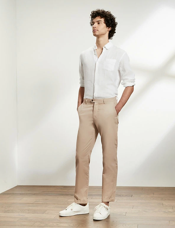 Brand new 🔥 JAEGER Men's Trousers Regular Fit Pure Cotton Twill Chinos 🛒 7 Brand new 🔥 JAEGER Men's Trousers Regular Fit Pure Cotton Twill Chinos 🛒 - Image 7