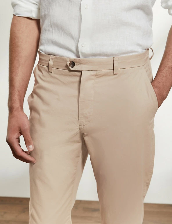 Brand new 🔥 JAEGER Men's Trousers Regular Fit Pure Cotton Twill Chinos 🛒 10 Brand new 🔥 JAEGER Men's Trousers Regular Fit Pure Cotton Twill Chinos 🛒 - Image 10