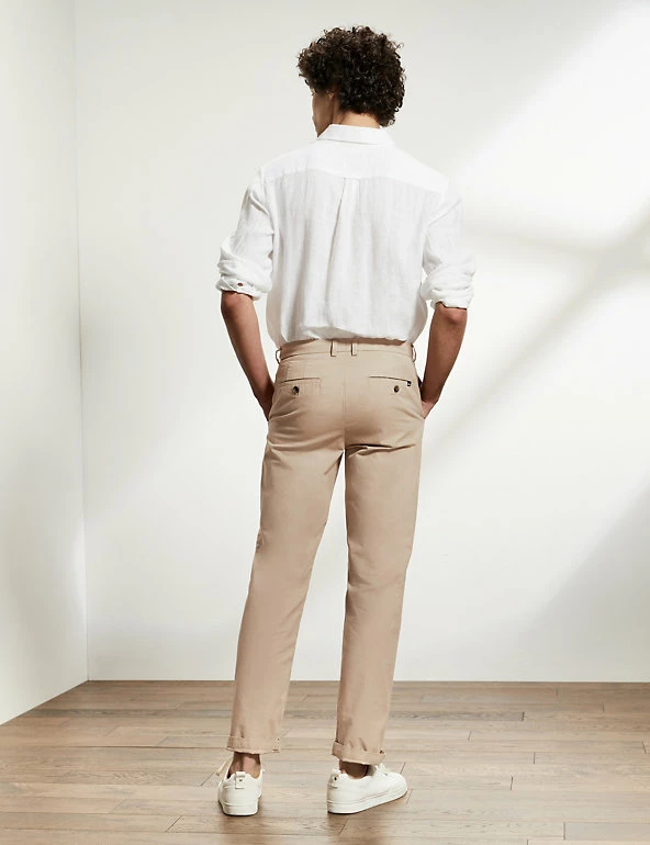 Brand new 🔥 JAEGER Men's Trousers Regular Fit Pure Cotton Twill Chinos 🛒 11 Brand new 🔥 JAEGER Men's Trousers Regular Fit Pure Cotton Twill Chinos 🛒 - Image 11