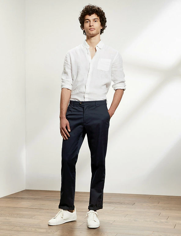 Wholesale ๐งจ JAEGER Casual Trousers Regular Fit Cotton Stretch Chinos โ 7 Wholesale ๐งจ JAEGER Casual Trousers Regular Fit Cotton Stretch Chinos โ - Image 7