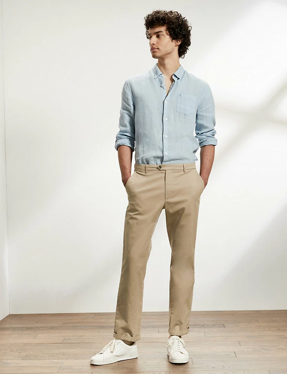 Wholesale ๐งจ JAEGER Casual Trousers Regular Fit Cotton Stretch Chinos โ 1 Wholesale ๐งจ JAEGER Casual Trousers Regular Fit Cotton Stretch Chinos โ