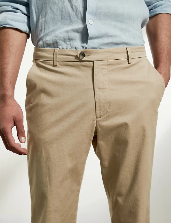 Wholesale ๐งจ JAEGER Casual Trousers Regular Fit Cotton Stretch Chinos โ 4 Wholesale ๐งจ JAEGER Casual Trousers Regular Fit Cotton Stretch Chinos โ - Image 4