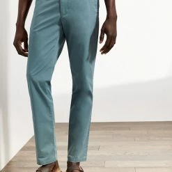 Best deal 🤩 JAEGER Casual Trousers Slim Fit Cotton Stretch Chinos 🤩 -Men's Holiday Clothes Sales SD 10 T62 2604C FH X EC 1