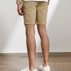 Cheap ✨ JAEGER Men's Shorts Linen And Cotton Single Pleat Shorts 💯 -Men's Holiday Clothes Sales SD 10 T62 2608C SS X EC 3