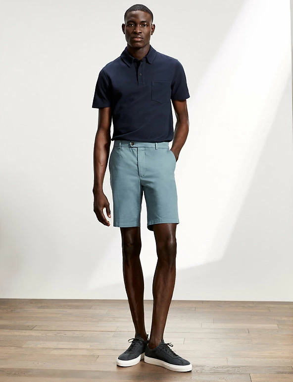 Discount 😍 JAEGER Men's Shorts Cotton Stretch Chino Shorts 🎁 1 Discount 😍 JAEGER Men's Shorts Cotton Stretch Chino Shorts 🎁