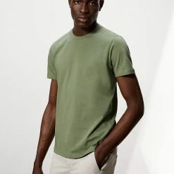 Hot Sale ✔️ JAEGER Men's T-shirts Pure Cotton Crew Neck T-Shirt 🎉 -Men's Holiday Clothes Sales SD 10 T62 3805A JR X EC 0