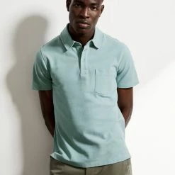 Wholesale ❤️ JAEGER Men's Polo 👚 Shirts Pure Cotton Pique Polo 👚 Shirt ✔️ -Men's Holiday Clothes Sales SD 10 T62 3820C E0 X EC 0