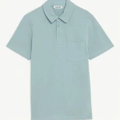 Wholesale ❤️ JAEGER Men's Polo 👚 Shirts Pure Cotton Pique Polo 👚 Shirt ✔️ -Men's Holiday Clothes Sales SD 10 T62 3820C E0 X EC 90