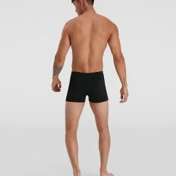 New 🔥 Speedo Men's Swimwear Boom Logo Splice Aquashorts ❤️ -Men's Holiday Clothes Sales SD 10 T82 2490 Y4 X EC 2