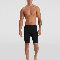 Flash Sale 🎉 Speedo Men's Swimwear Boom Logo Splice Jammer Swim Shorts 👏